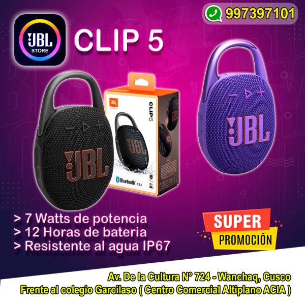 JBL CLIP 5 (7W)