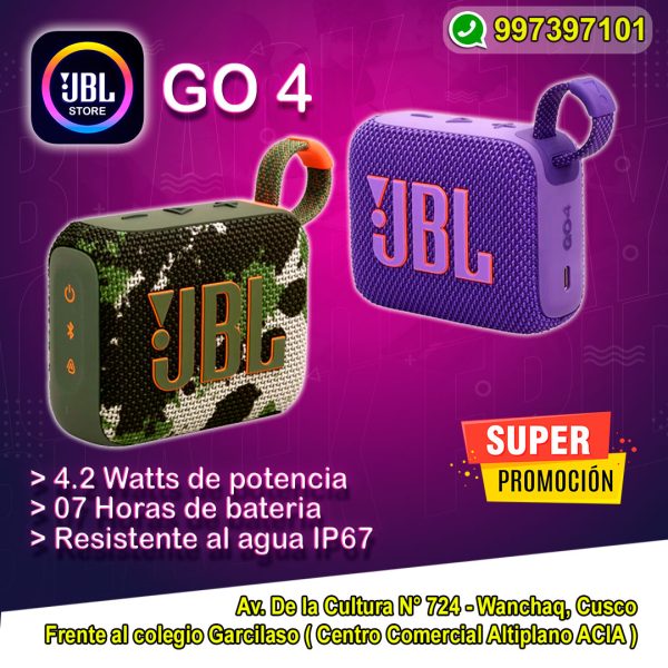 JBL GO 4 (4.2W)